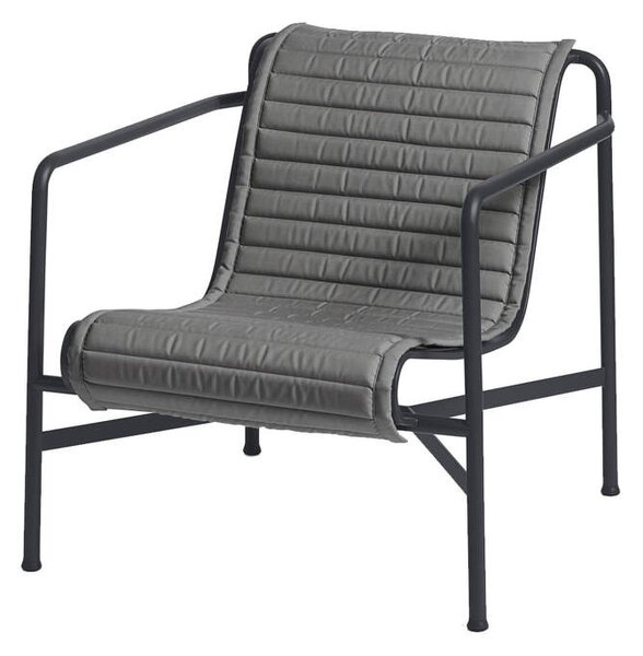 HAY Textilní podsedák Palissade Lounge Chair Low quilted cushion, anthracite