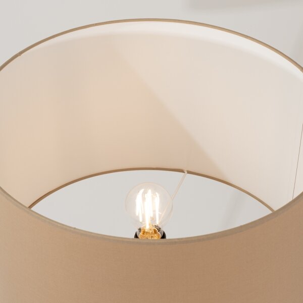 Sollux SL.1853 - Stojací lampa NEVIA 1xE27/15W/230V taupe