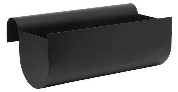 Ferm Living Závěsný truhlík Uma Balcony Box Medium, black