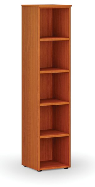 Kancelářský regál PRIMO WOOD, 400 x 420 x 1781 mm, třešeň