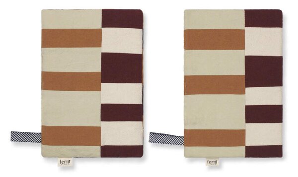 Ferm Living Kuchyňské chňapky Section Pot Holder 2ks, patchwork
