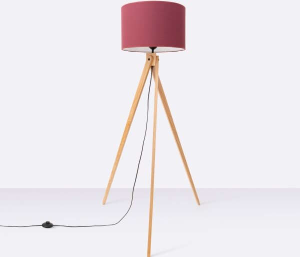 Sollux SL.1907 - Stojací lampa NATT 1xE27/15W/230V červená