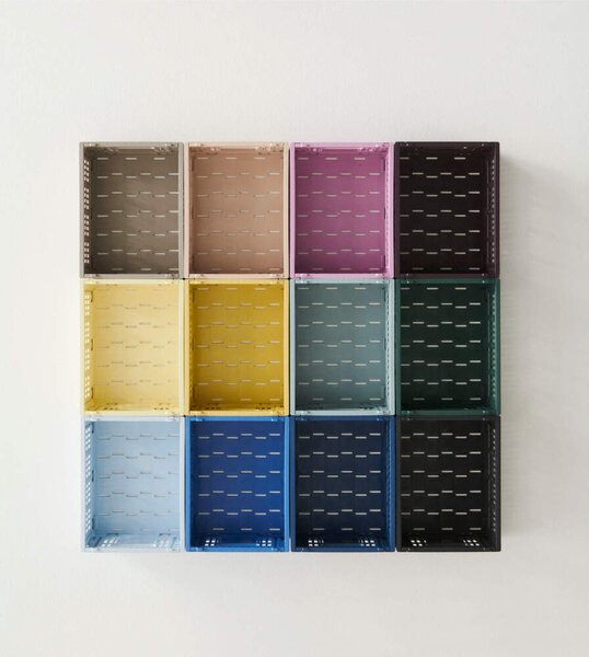 HAY Úložný box Colour Crate Mini set 2ks, bordeaux