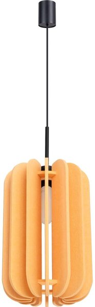 Sollux SL.1858 - Lustr na lanku MULA 1xE27/15W/230V pr. 27 cm žlutá