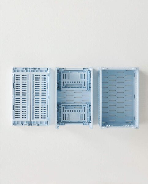 HAY Úložný box Colour Crate Small, soft blue