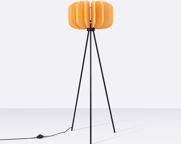 Sollux SL.1864 - Stojací lampa MULA 1xE27/15W/230V žlutá
