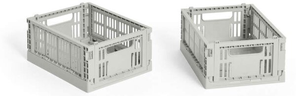 HAY Úložný box Colour Crate Mini set 2ks, grey