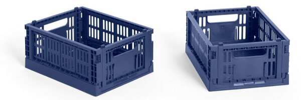 HAY Úložný box Colour Crate Mini set 2ks, dark blue
