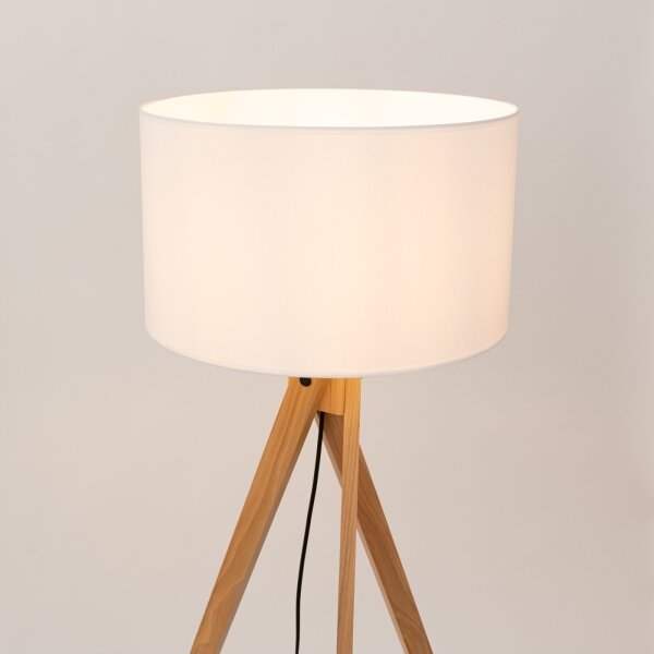Sollux SL.1908 - Stojací lampa NATT 1xE27/15W/230V bílá