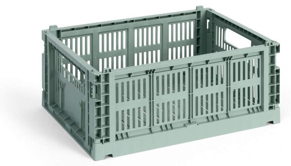 HAY Úložný box Colour Crate Medium, sage green