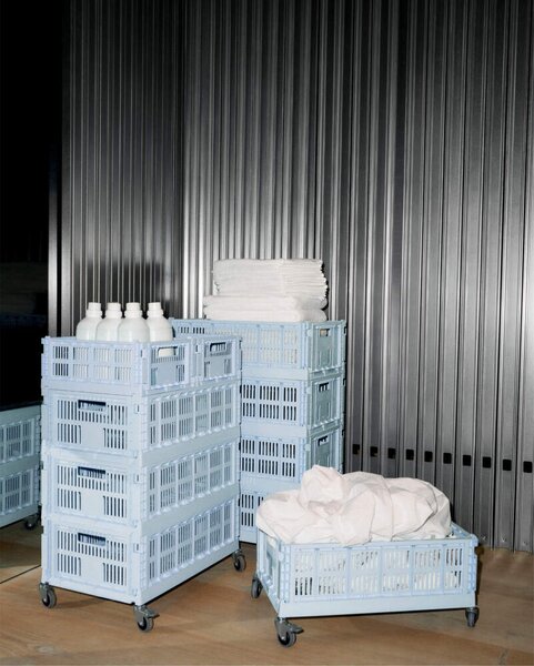 HAY Úložný box Colour Crate Large, soft blue