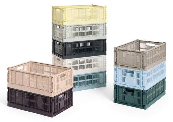 HAY Úložný box Colour Crate Large, warm grey