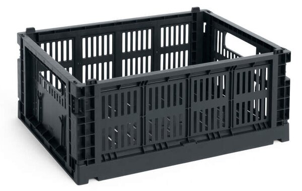 HAY Úložný box Colour Crate Medium, charcoal