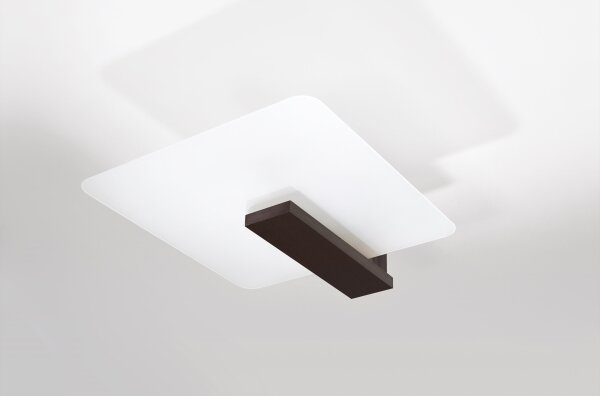 Sollux SL.1097 - Stropní svítidlo LAPPO 2xE27/15W/230V wenge