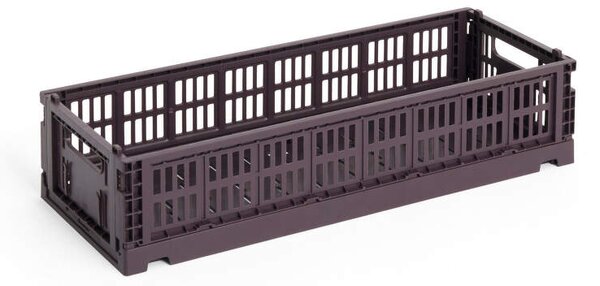 HAY Úložný box Colour Crate Mini Oblong, bordeaux