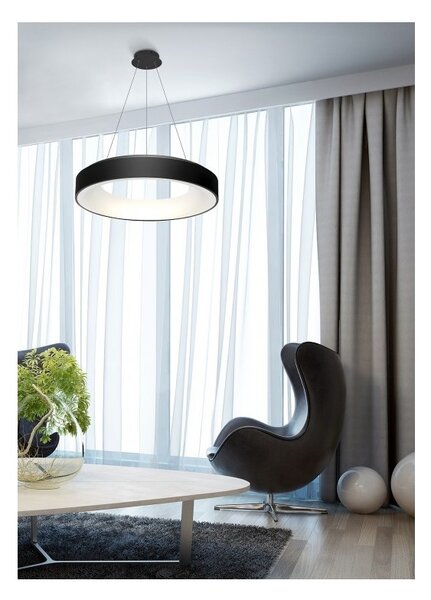 Sovana závěsné svítidlo LED 50W 2750lm 2700-6500K 55cm kulaté IP20, šedé + ovladač
