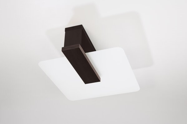 Sollux SL.1097 - Stropní svítidlo LAPPO 2xE27/15W/230V wenge