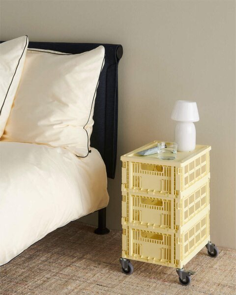 HAY Úložný box Colour Crate Medium, light yellow