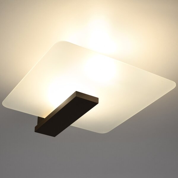 Sollux SL.1097 - Stropní svítidlo LAPPO 2xE27/15W/230V wenge