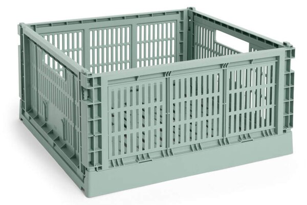 HAY Úložný box Colour Crate Large Square, sage green
