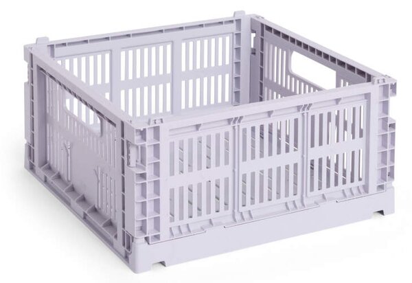 HAY Úložný box Colour Crate Medium Square, lavender