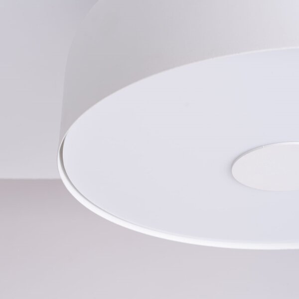 Sollux SL.1677 - Stropní svítidlo OMIQ 4xE27/15W/230V pr. 30 cm bílá