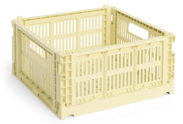 HAY Úložný box Colour Crate Medium Square, light yellow
