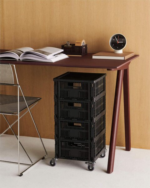 HAY Úložný box Colour Crate Medium Square, charcoal