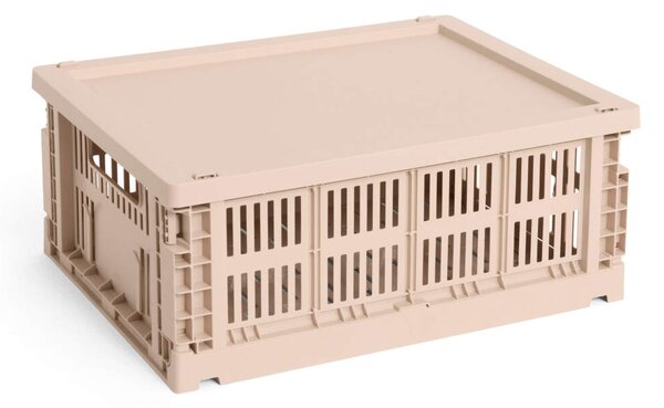 HAY Plastové víko Colour Crate Medium, powder