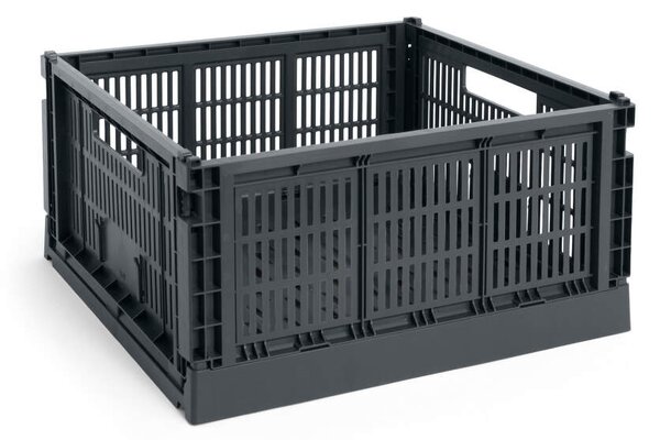 HAY Úložný box Colour Crate Large Square, charcoal