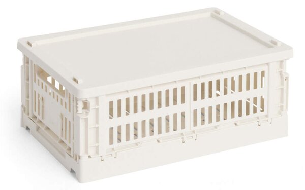 HAY Plastové víko Colour Crate Small, powder