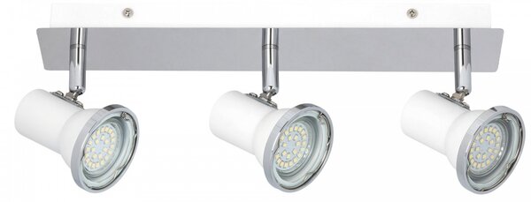 Rabalux 5499 LED koupelnové přisazené bodové svítidlo Steve 3x4,5W | 1290lm | 4000K | IP44 - chrom