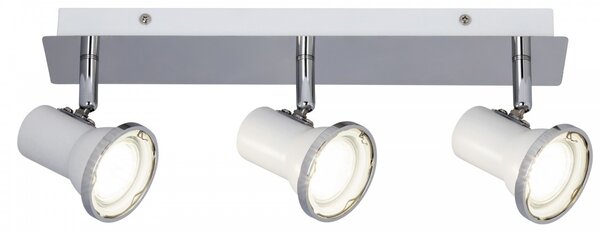 Rabalux 5499 LED koupelnové přisazené bodové svítidlo Steve 3x4,5W | 1290lm | 4000K | IP44 - chrom