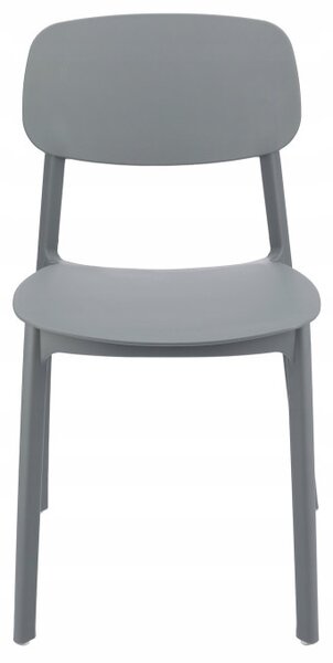 Plastová židle LARA šedá