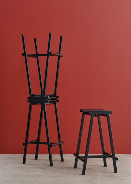 HAY Barová stolička Taburete 8 Low, black
