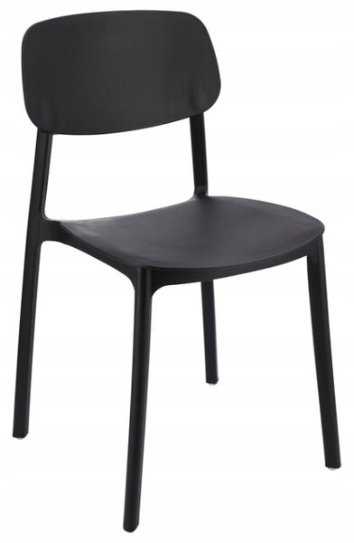 Plastová židle LARA černá