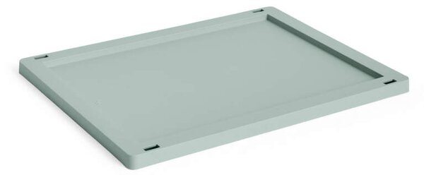 HAY Plastové víko Colour Crate Medium, sage green