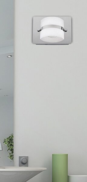 Rabalux 5489 LED koupelnové nástěnné svítidlo Tony 1x5W | 365lm| 4000K | IP44 - chrom, bílá