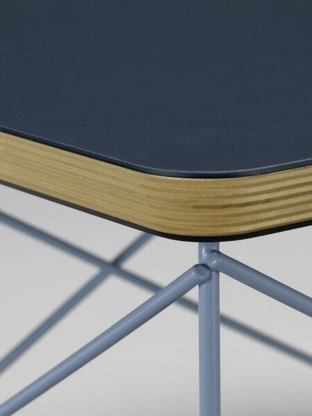 Vitra Occasional Table LTR Linoleum, smoke blue / sky blue