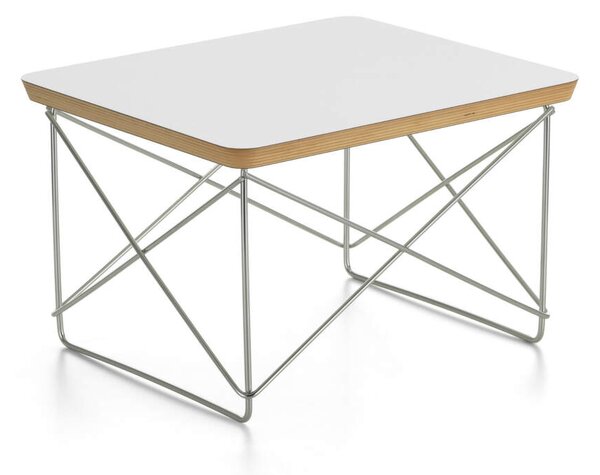 Vitra Occasional Table LTR HPL, white / stainless steel