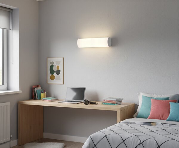 ACB Iluminacion Nástěnné LED svítidlo ALDO, 35cm, 11W, CRI90, IP44, CCT switch 3000-4000K Barva: Bílá