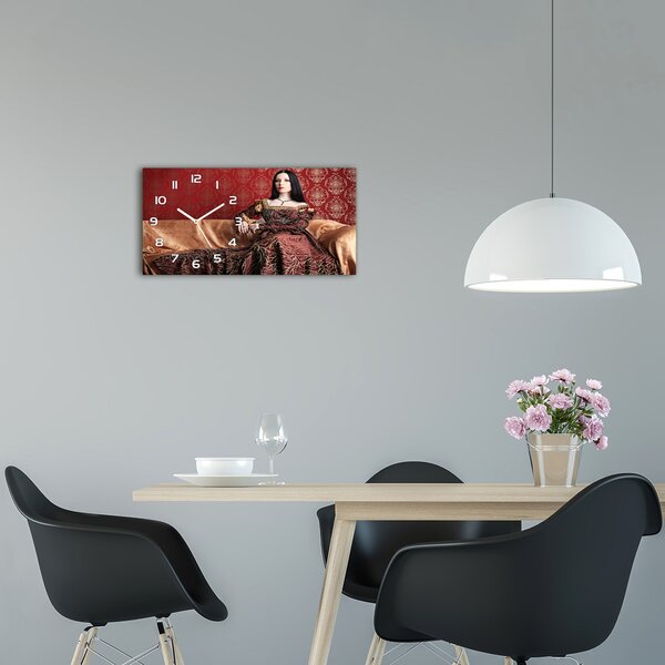 Skleněné hodiny na stěnu tiché Středověk pl_zsp_60x30_f_26507226