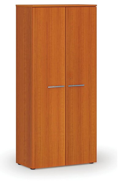 Šatní skříň s výsuvem PRIMO WOOD, 800 x 420 x 1781 mm, třešeň