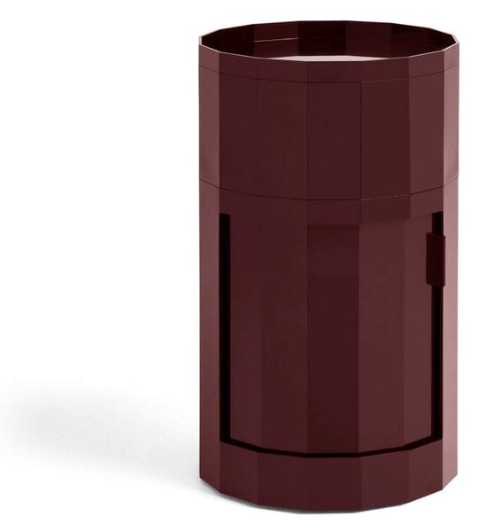 HAY Úložný stolek Facet Cabinet 101, burgundy