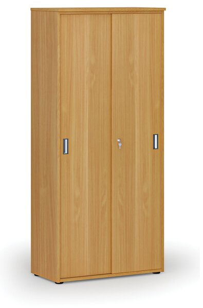 Skříň se zasouvacími dveřmi PRIMO WOOD, 800 x 420 x 1781 mm, buk
