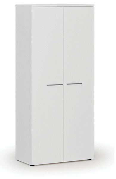 Šatní skříň s výsuvem PRIMO WHITE, 800 x 420 x 1781 mm, bílá