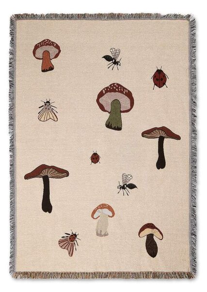 Ferm Living Tapiserie Forest Tapestry Blanket, sand