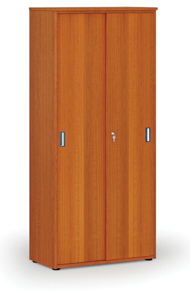 Skříň se zasouvacími dveřmi PRIMO WOOD, 800 x 420 x 1781 mm, třešeň