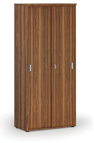 Skříň se zasouvacími dveřmi PRIMO WOOD, 800 x 420 x 1781 mm, ořech