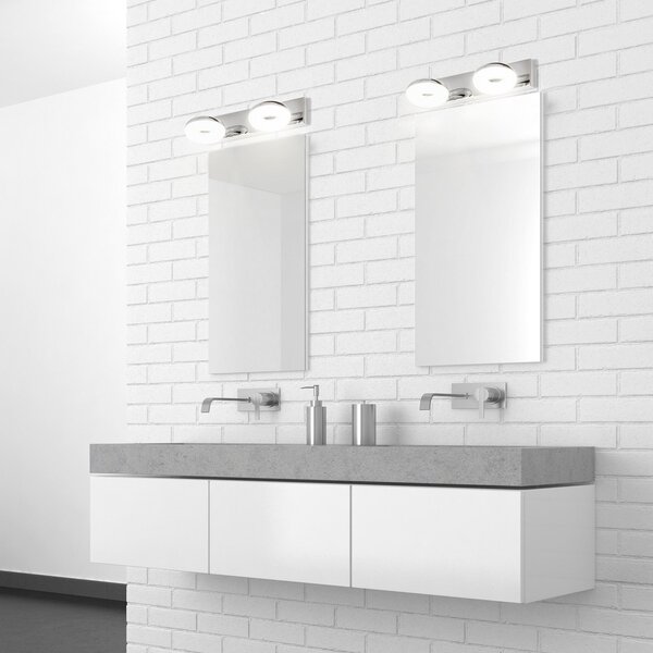 Rabalux 5717 LED koupelnové nástěnné svítidlo nad zrcadlo Beata 2x5W | 930lm | 4000K | IP44 - chrom